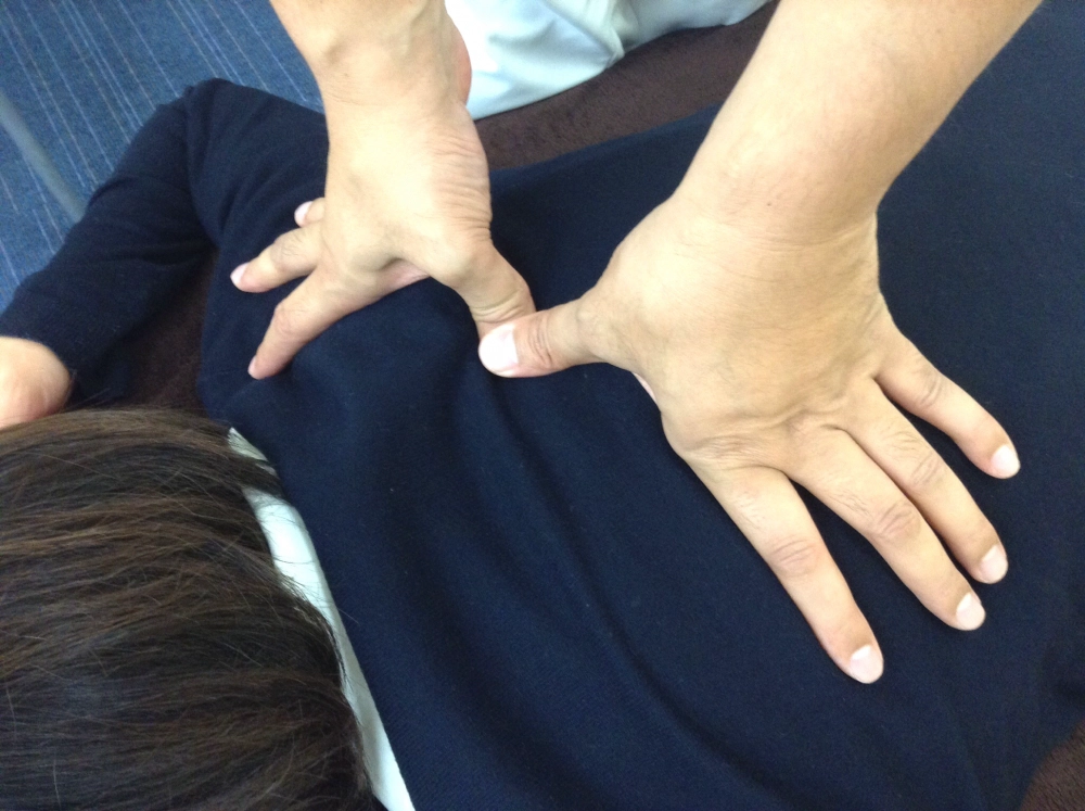 丁寧な施術